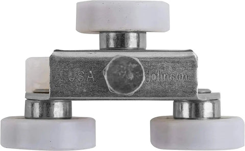 Pocket Door Hanger Ball Bearing 1125 1 Inch Wheel For Sliding Doors, 200 Lb Capacity, Nylon Encapsulated Bearing Wheel