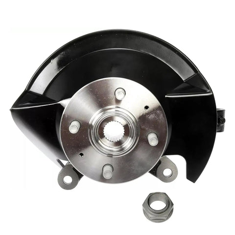 Drop-In Front Left Steering Knuckle And Wheel Bearing Hub Assembly For Honda Civic 2003 2004 2005 1.7L Driver Side Replacement