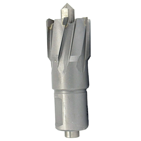Carbide Tipped Annular Cutter Five Eighth Inch By One Inch For Fast Efficient Metal Hole Drilling With Three Quarters Inch Weldon Shank
