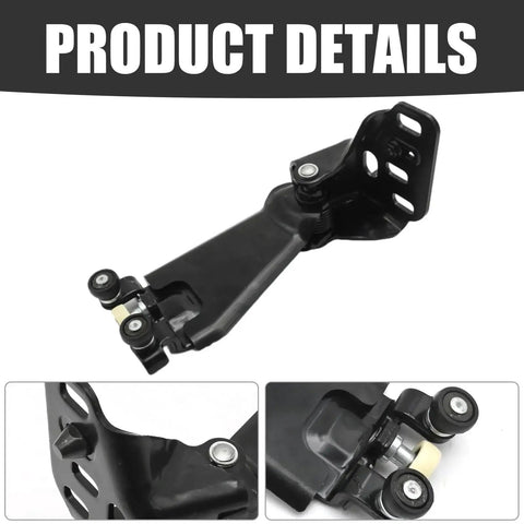 DT1Z9926801A Left Driver Side Sliding Door Roller Hinge Replacement For Ford Transit Connect 2014-2022, black steel, product details