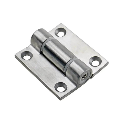 304 Stainless Steel Electrical Cabinet Door Hinge With Adjustable Torque For Folding Doors Intermediate Shaft Hinge Built To Last Gate Hardware Rust Resistant Smooth Operation 1 Piece, shown in a side view on a white background.