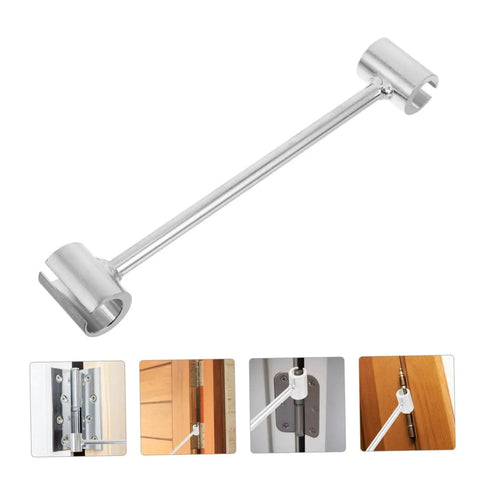 Pro Grade Adjustable Hinge Wrench For Heavy Duty Doors And Furniture, Ergonomic Portable Hinge Repair Tool With Precise Gap Adjustment
