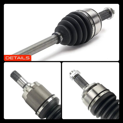 Honda Civic Front CV Axle Shaft Assembly Pair Beefed Up Heavy Duty Direct Fit for 2006 Through 2015 1.8L L4 Automatic Transmissions.