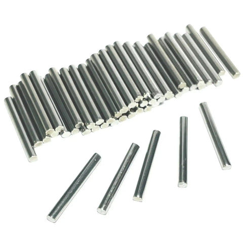 50 Pieces 3Mm By 25Mm Dowel Pins M3 Shelf Pegs Stainless Steel 304 For Shelves And Bunk Beds High Precision Ground To Tight Tolerances
