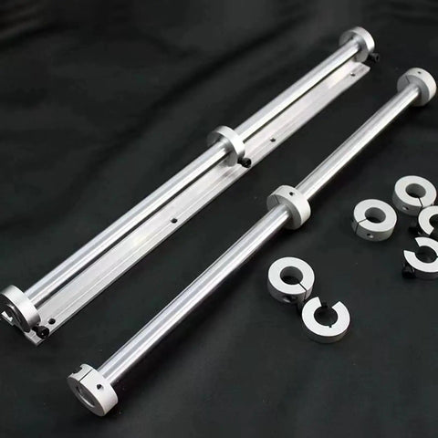 4 Piece Shaft Collars For SBR20 20mm Bore 40mm OD 12mm Thick Aluminum Locking Collars Clamp On With M5 Set Screws Anodized