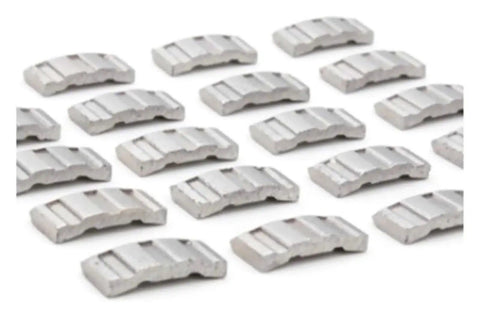 Turbo Diamond Concrete Segment Core Drill Bit Set For Granite And Marble, Pro Grade Welding Cutting Tool Segments, shown in rows