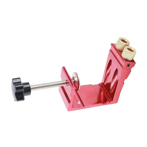 15 Degree Angled Hole Locator Jig For Woodworking, Pro Grade Drill Guide For Inclined Holes, Adjustable Dowel Drilling Positioner
