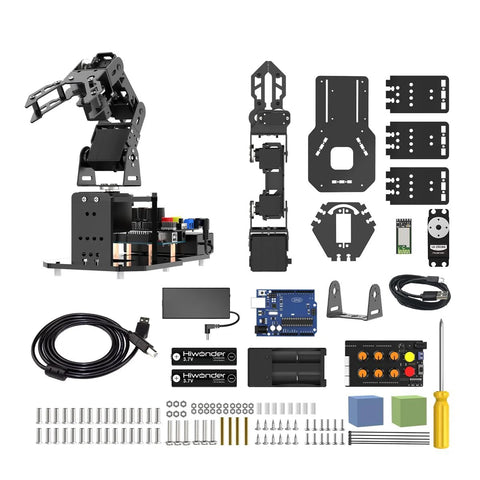 Amazon Robotic Arm kit with Arduino UNO, 5-DOF metal frame, servo motors and electronics