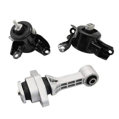 Three Piece Engine Motor And Transmission Mount Kit For Forte Accent Rio 1.6L 1.8L Auto Transmission 2012-2017 Replace