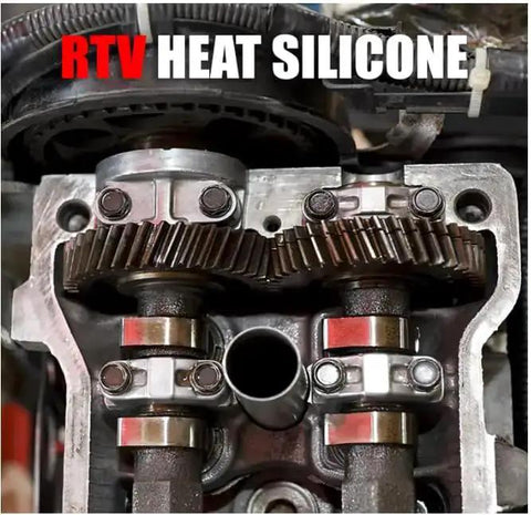 High Temp RTV Silicone Gasket Maker And Sealant For Automotive And Machinery used in engine components, internal view