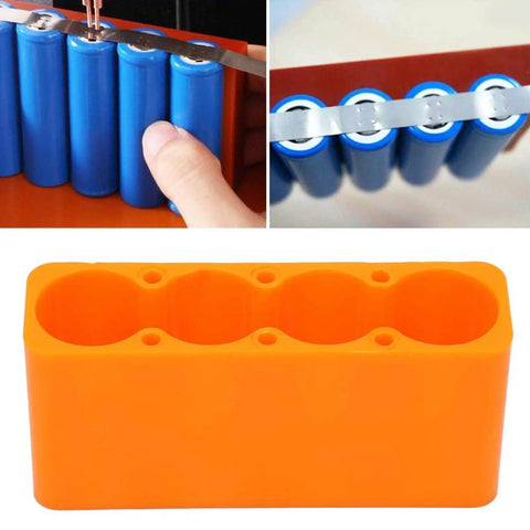 Industrial Plastic Adjustable 18650 Battery Pack Spot Welding Fixing Clamp Set Four Section Jig Heavy Duty Tabletop Fixture For Battery Assembly