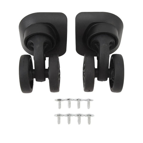 Luggage Wheel Replacement Set Of 2 Easy To Install Suitcase Caster Wheels for Repairing Worn Out Casters ABS Material