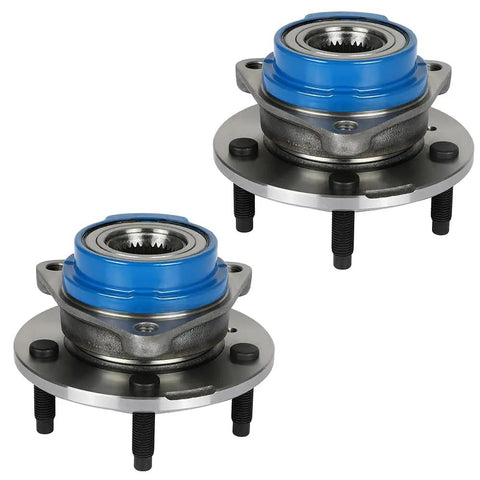2X Front Wheel Hub And Bearing Assembly Set For GM Cars Including Chevy Impala Monte Carlo Buick Regal Pontiac Grand Prix Buick Rendezvous Drop In Ready Non ABS 5 Lug Front Replacement