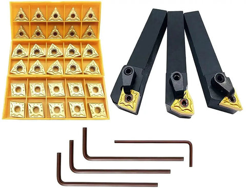 36 Piece Five Eighth Inch Indexable Carbide Lathe Turning Tool Holder Set With MTJNR1616H16 MWLNR1616H08 MCLNR1616H12