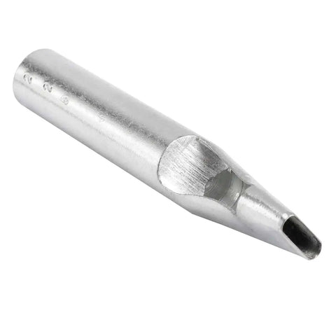 Close-up of a single punch from the Leather Craft Oval Hole Punch Set For Belt And Watch Band Making Hardened Carbon Steel Oblong Punches