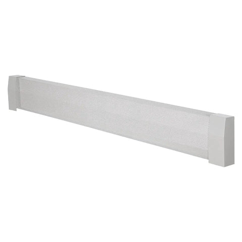 5 Ft Baseboard Heater Cover, Heavy Duty Steel Front Panel For Electric Heating Unit, Easy Installation, Durable White Finish