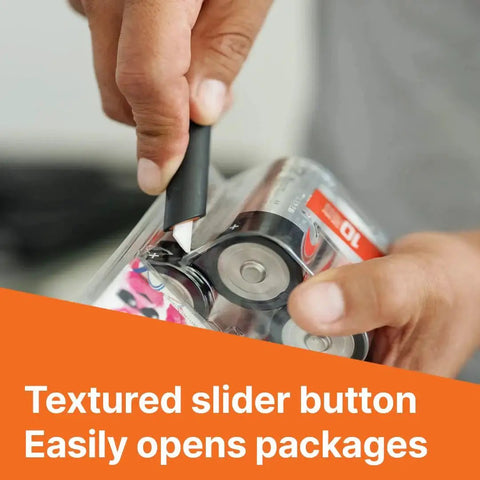 Ceramic Box Cutter Pen Style Utility Knife With 3 Position Manual Blade For Cardboard Boxes And Packages in use cutting plastic