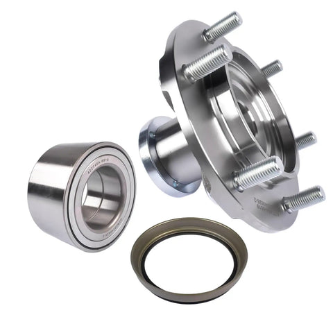 Front Wheel Hub Bearing Kit For Specific 2WD Toyota 4Runner Sequoia Tundra Tacoma Models Fits 1996 To 2007 2WD Only Left Or Right Side Direct Fit Beefed-Up Heavy-Duty Sealed Hubs Premium Quality