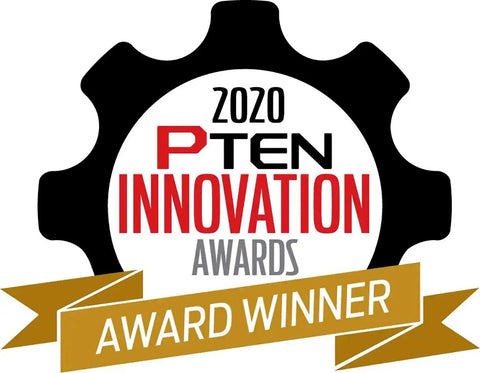 2020 PTEN Innovation Awards logo with award winner ribbon displayed prominently