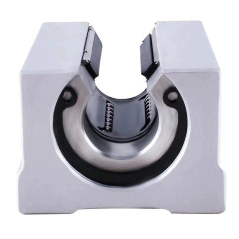 Close-up of Smooth As Butter Linear Guides Set 4 Pcs Self Aligning SBR12UU SBR16UU SBR20UU chrome-plated slide rail bearing