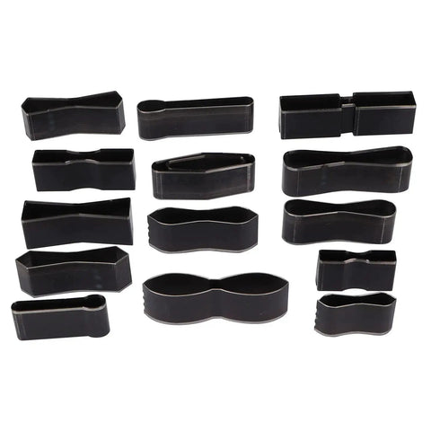 Pro Grade 15 Pcs Leather Cutting Dies Set With Hole Hollow Cutter Tools for DIY leather crafting and fabric projects