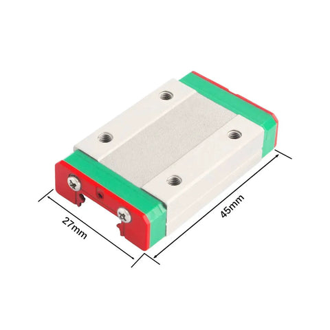 Detail of carriage component from MGN12H 300mm Linear Rail Guide Set Two Rails 8mm For Upgrading 3D Printers And CNC Machines Pro Grade