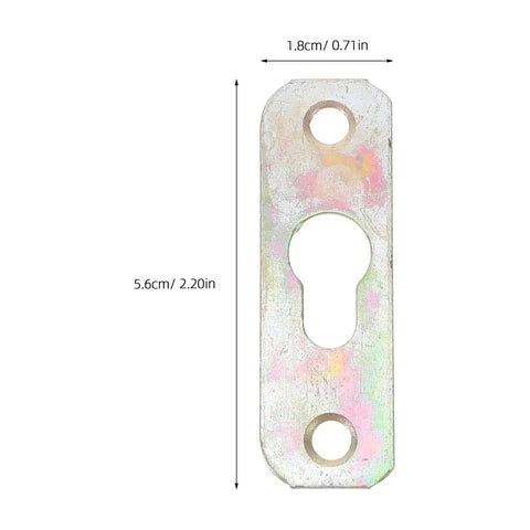 Close-up of metal bracket from 24 Pairs Metal Picture Clips And Wall Mount Brackets Hanger Kit For Picture Hanging Easy Hanging Fasteners