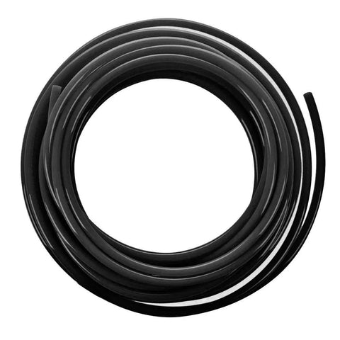 Coiled One Quarter Inch PU Pneumatic Tubing Hose For Air Compressors Heavy Duty Black Polyurethane Line For Water And Fluid Transfer