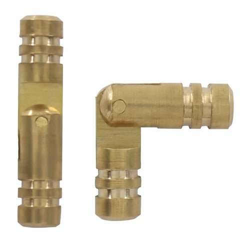 Concealed Brass Barrel Hinges Set For Jewelry Boxes And Woodworking Projects 50 Pieces 25x5mm Gold Brass Invisible Hinges