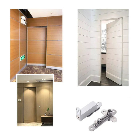 Self Closing Door Pivot Hinges For Home And Commercial Wood Doors Heavy Duty Hidden Stainless Steel Pivot Hinges With 360 Degree Shaft
