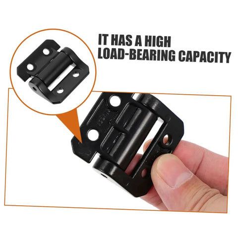 Heavy Duty Cabinet Door Hinge With Damping Mechanism For Smooth Close And Quiet Operation in hand showing zinc alloy construction