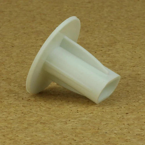 Side view of Dual Feed Through Cable Bushings For Wall Openings That Seal And Protect Low Voltage Cables From Abrasion Weatherproof And Varmint Proof When Used With Silicone Seal 100 White Pieces Skywalker.