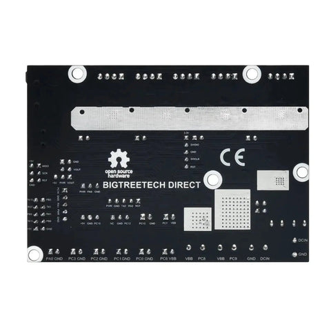 Silent 32Bit SKR Mini E3 V2 Control Board With TMC2209 UART Drivers for Ender 3 series, top view showing connection points.