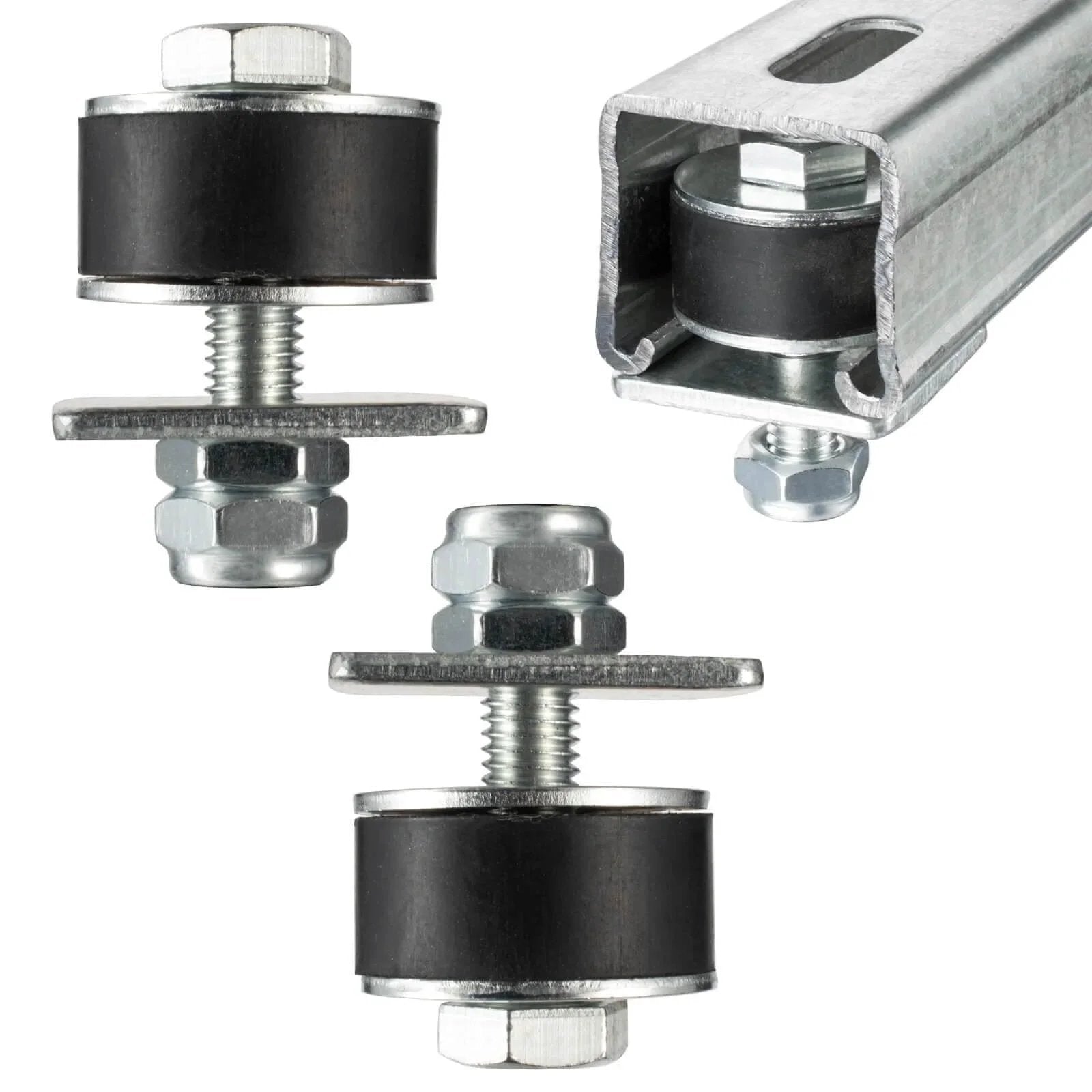 Strut Blocks 1-5/8 inch strut trolley limit blocks for safe hoistin...