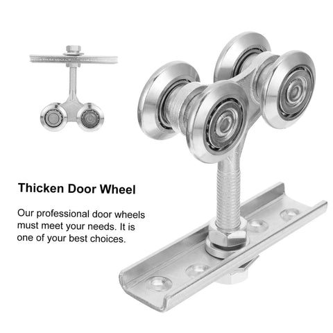 Heavy-Duty Sliding Door Track Roller Wheel With Smooth Operation And High Load Capacity for wood or metal tracks