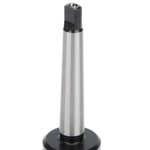 ANKROYU taper drill sleeve with black square drive top and silver steel body mounted on a black base