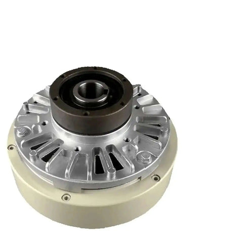 5Kg Hollow Shaft Magnetic Powder Clutch With Winding Brake For Tension Control In Bagging Printing Packaging And Dyeing Machines Afterburner Style FL50B1, front view