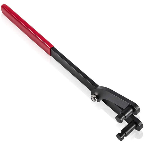 E-cowlboy universal camshaft pulley holding tool with red handle and black metal arm for Honda & Toyota