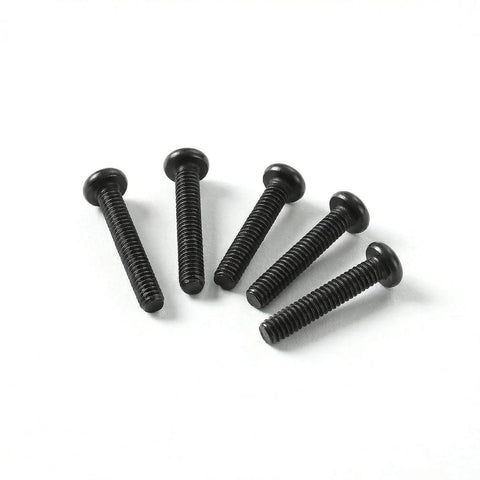 Built To Last Rugged Black Oxide Pan Head Machine Screws M2.5 X 5mm 50 Pack Fully Threaded Phillips Drive 304 Stainless Steel Rust Resistant