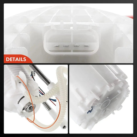 Fuel Pump Assembly With Sending Unit For Dodge Durango And Chrysler Aspen Fits 3.7L V6 4.7L V8 And 5.7L V8 2004 2005 2006 2007 Replacement 5135549AC 5135549AA Easy Install Reliable Fuel Delivery detailed view with connections and components