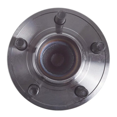 Top view of Beefy Front Wheel Hub And Bearing Assembly With 3 Bolt Flange For RWD Cars Fits 2013 Through 2021 Chrysler 300 Dodge Challenger And Charger OE Quality And High Load Capacity For Smooth Ride