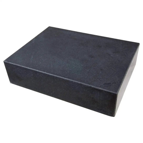 Granite Surface Plate With Precision Ground Top For Ultra Flatness And Stability Grade B Metrology Plate 12 Inch By 9 Inch By 3 Inch Flatness Tolerance 0.0001 Inch Includes Certificate Of Inspection Federal Spec GGG-P-463C Compliant HHIP