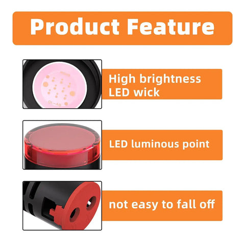 Energy Saving LED Indicator Light Kit 12V 24V 110V 20mA Multi Color 22mm Mounting Hole White Green Red Blue Yellow 10 Pcs Product Features