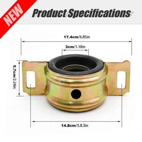 Drive Shaft Center Bearing Replacement For Toyota T100 1993 1998, Tacoma 1995 2015, And Tundra 2000 2015 product dimensions