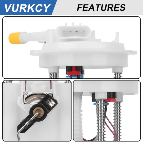 Drop In Electric Fuel Pump Module Assembly With Sending Unit For Chevrolet Tahoe And GMC Yukon 1998 1999 2000 In Tank Replacement Replaces E3972M 1 Electrical Connector GFU GFV Compatible close-up