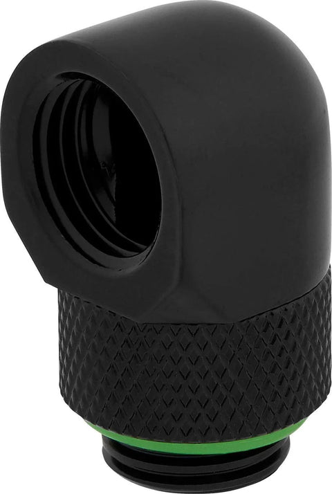 Hydro X Series 90 Degree Rotary Adapters Twin Pack Black By Corsair For Water Cooling Systems With G1/4 BSPP Threads Model CX-9055009-WW