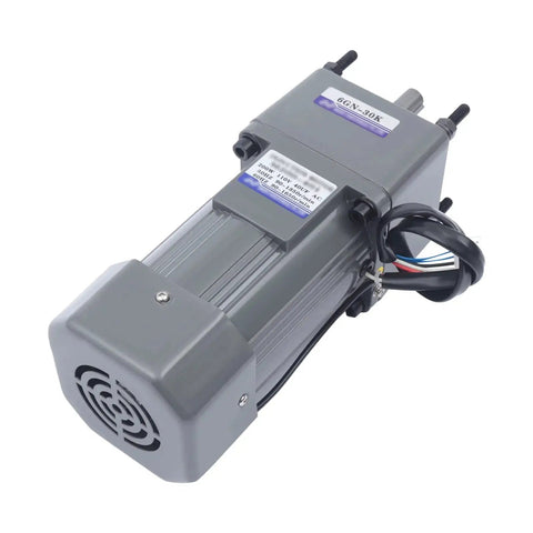 Variable Speed 110V Gear Reduction Motor 200W With Reversible High Torque Gearbox Adjustable 0 To 45 RPM 1 To 30 Ratio