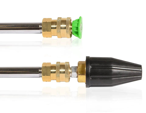 Brass 1/4 Inch Quick Connect Pressure Washer Adapter Converts 1/4 Socket To 1/4 Female NPT High Flow Up To 5000 PSI For Wands Sprayers Nozzles 