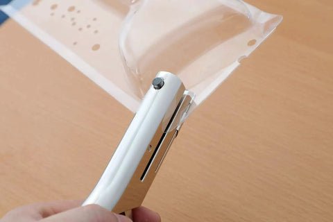 Beefy Heavy Duty 1/8 Inch Single Hole Punch With Ultra Long Depth Up To 53mm punching hole in clear plastic sheet