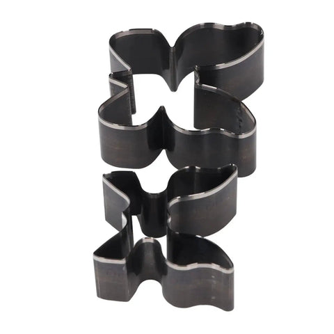 Butterfly Shape Leather Cutting Dies Set For DIY Leather Craft Keychains And Wallet Making, Two Piece Punch Die Kit